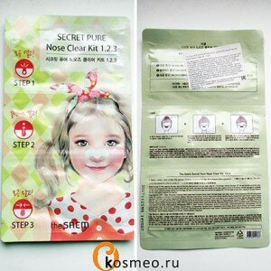 The Saem Secret Pure Nose Clear Kit 1 2 3